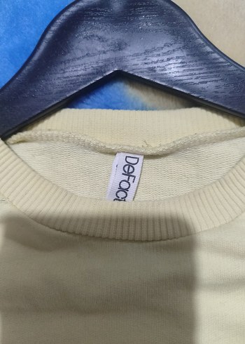 Sarı Sweatshirt Uzun Kollu - Görsel 8