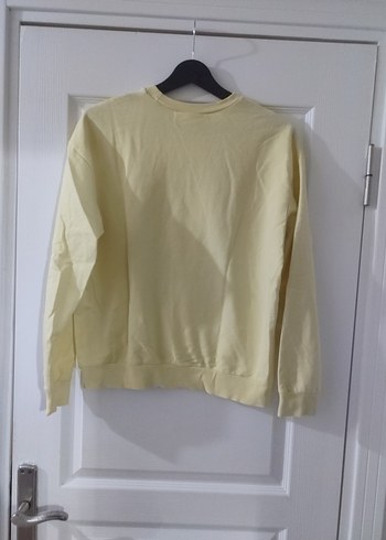 Sarı Sweatshirt Uzun Kollu - Görsel 4