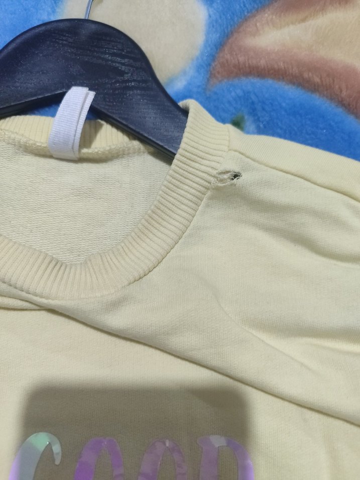 Sarı Sweatshirt Uzun Kollu - Görsel 5