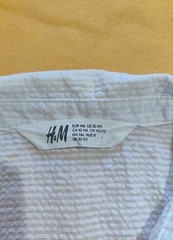 10 Yaş Beden H&M KIZ ÇOCUK GÖMLEK 10/11 YAŞ