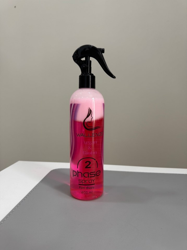 Wallence Argan & Biotin 2 Fazlı Fön Suyu 400 ml - Görsel 3