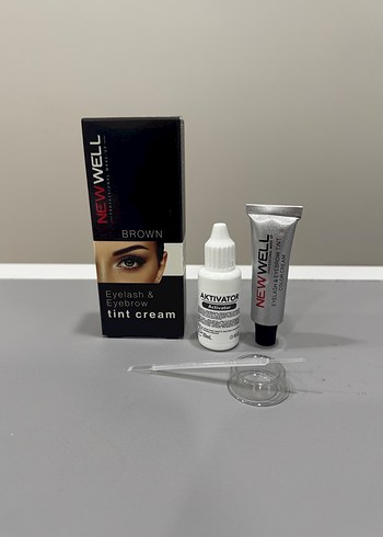 New Well Kahverengi Kirpik ve Kaş Boyası - Görsel 2