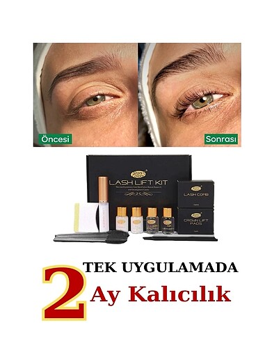 Beden Kirpik Lifting - Kaş Kirpik Boyası Siyah