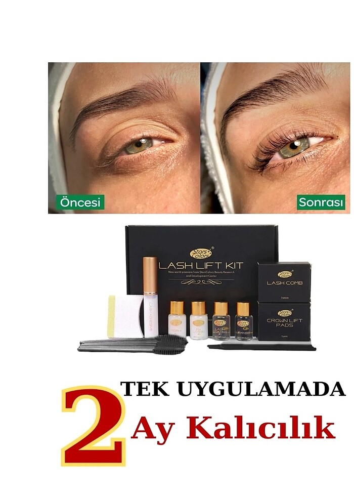 Kirpik Lifting - Kaş Kirpik Boyası Siyah - Görsel 3