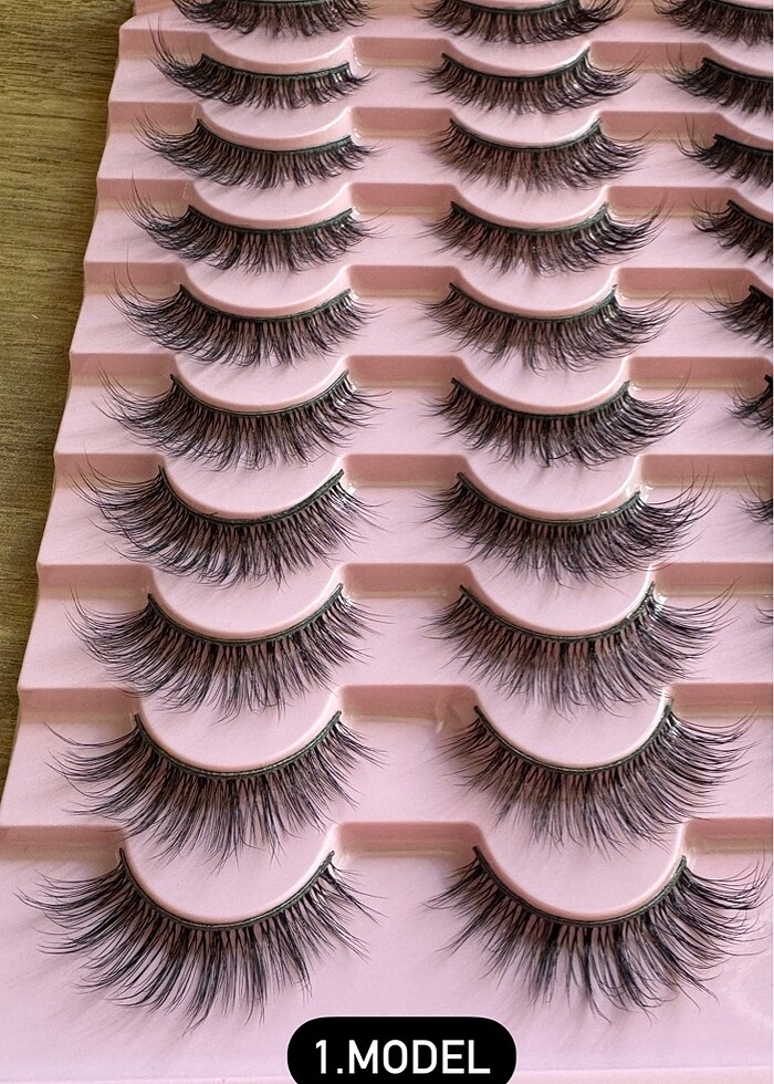 3 KARIŞIK STİL PROFESYONEL TAKMA KİRPİK - Görsel 5