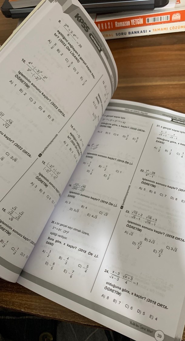 KPSS 2026 Matematik Çıkmış Sorular Kitabı - Görsel 2