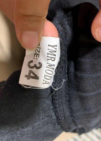 Siyah Kemerli Kadın Street Wear Pantolon - Görsel 5