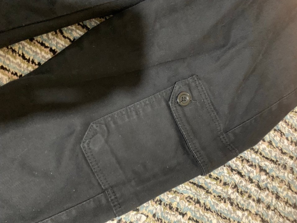 Siyah Kemerli Kadın Street Wear Pantolon - Görsel 2