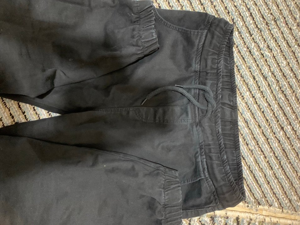 Siyah Kemerli Kadın Street Wear Pantolon - Görsel 3