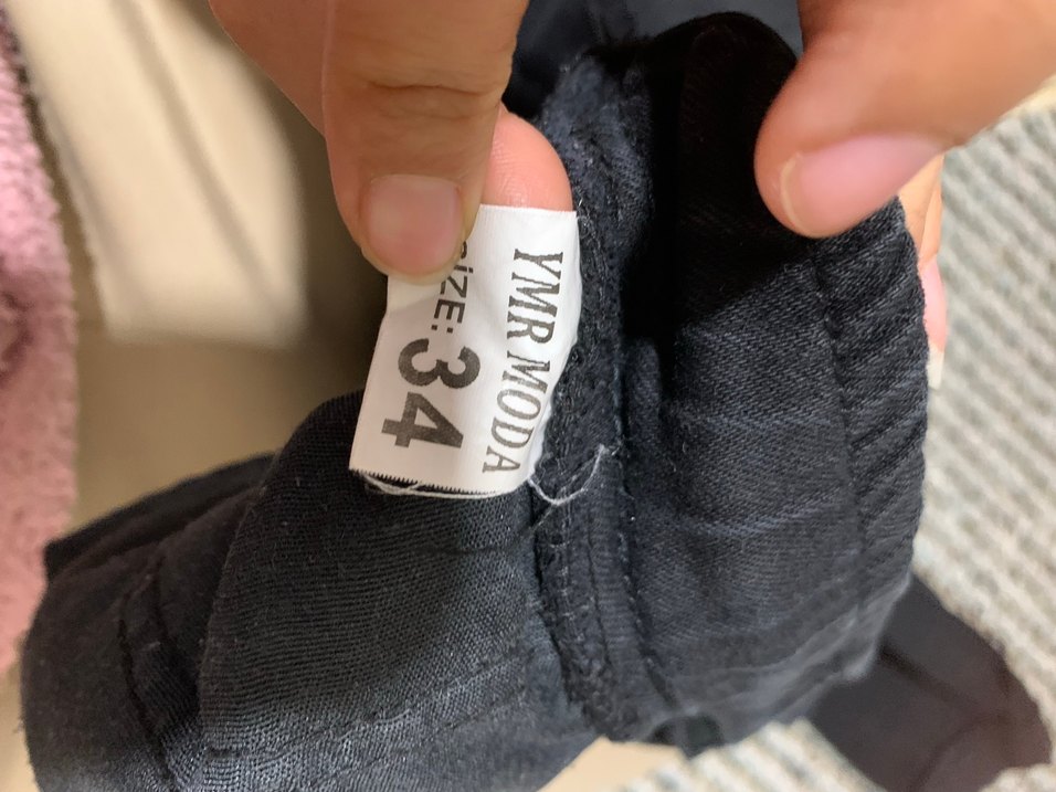 Siyah Kemerli Kadın Street Wear Pantolon - Görsel 5