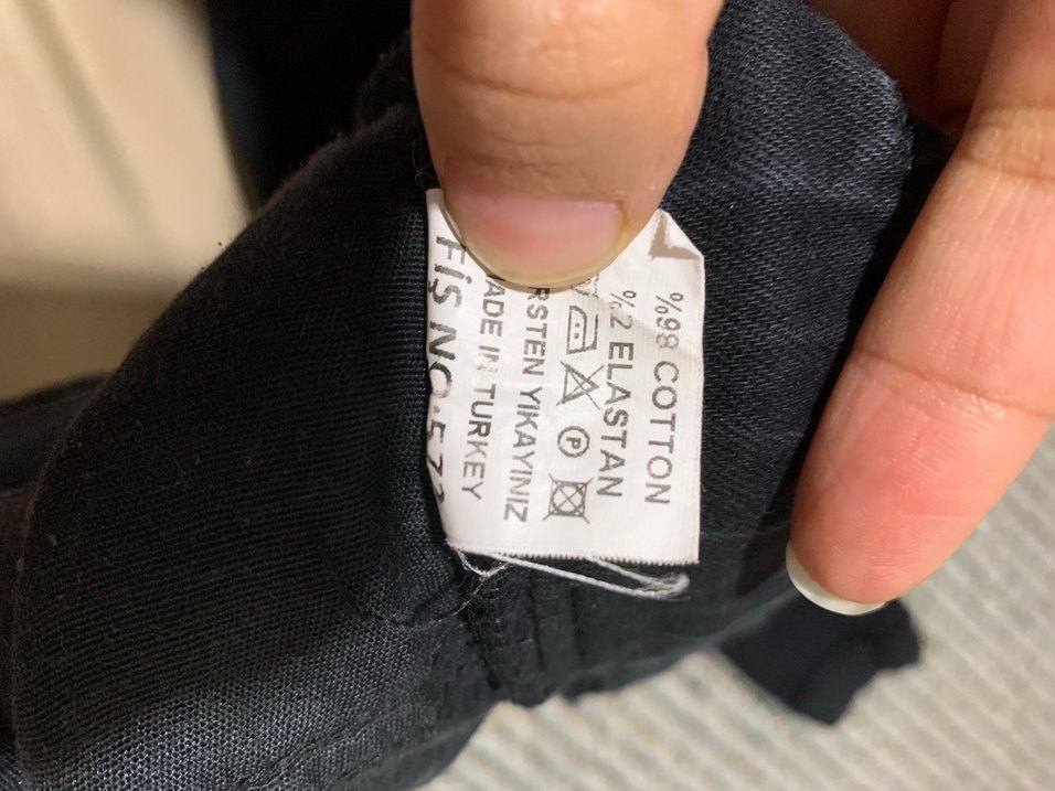 Siyah Kemerli Kadın Street Wear Pantolon - Görsel 4