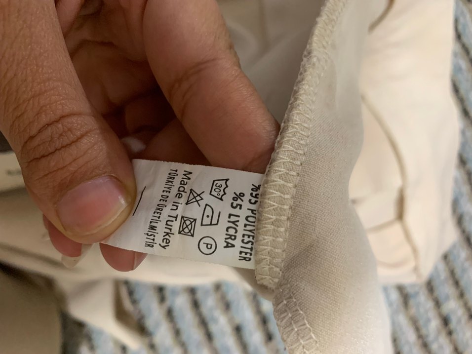 Bej Midi Kadın Kumaş Pantolon - Görsel 4