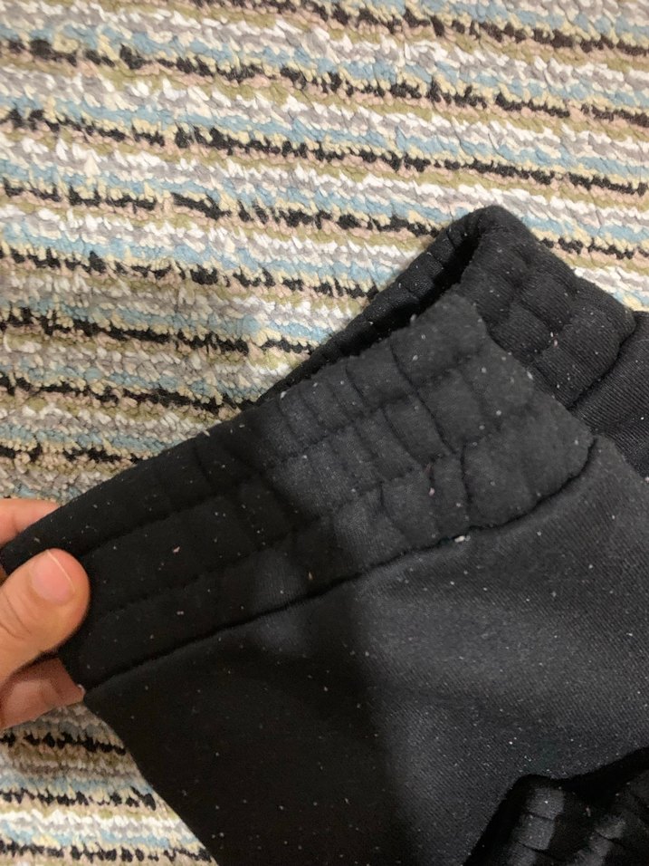 Siyah Rahat Kesim Kadın Eşofman Altı - Görsel 4