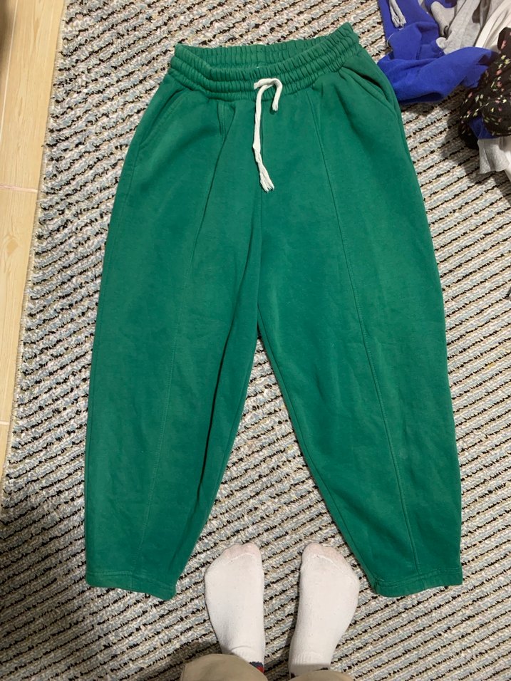 Yeşil Düğmeli Uzun Kollu Kadın Gömlek - Görsel 5