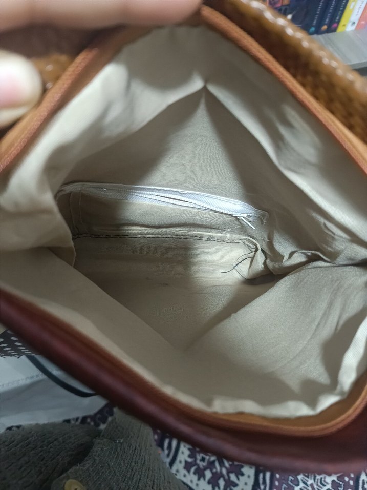 vintage kahverengi Yılan Derisi Desenli Kadın Clutch Çanta - Görsel 4