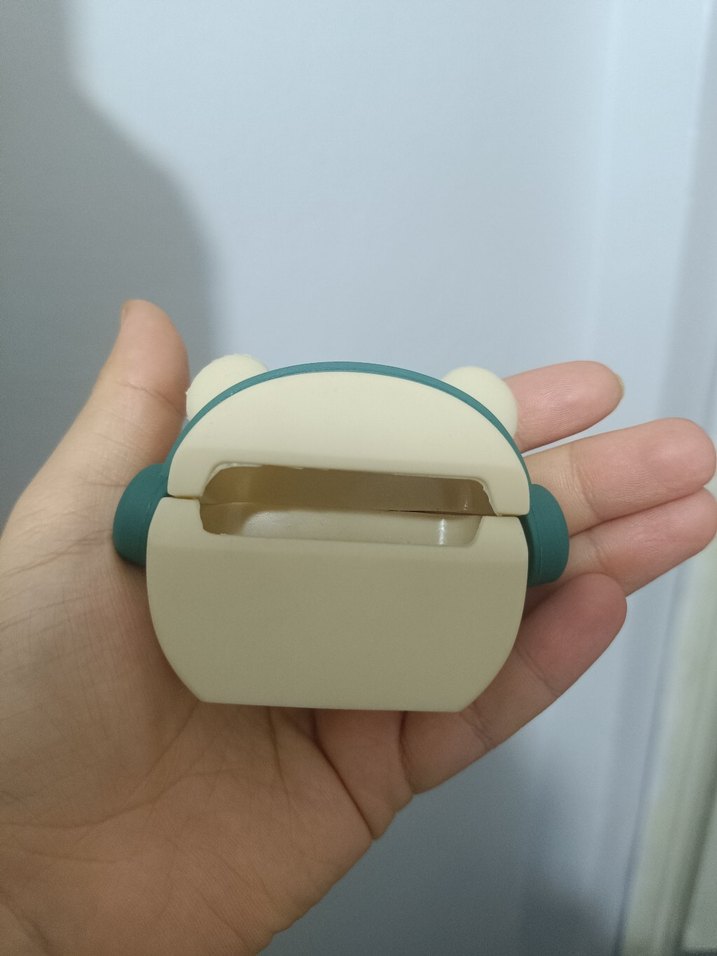 Ayı Figürlü Pastel Beyaz Kulaklık Kutusu - Görsel 2