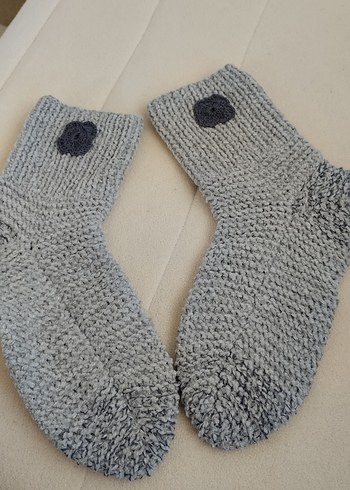 Gri Rahat kadınÇorap patik - Görsel 2