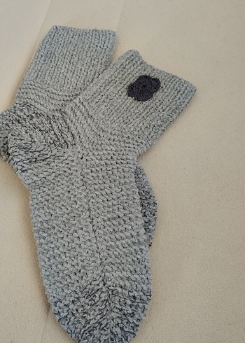 Gri Rahat kadınÇorap patik - Görsel 3