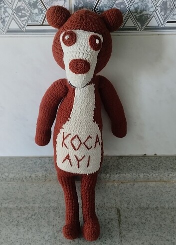  Amigurumi Koca ayı figürü