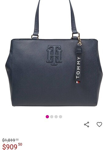 Beden lacivert Renk ORJINAL TOMMY HILFIGER ÇANTA