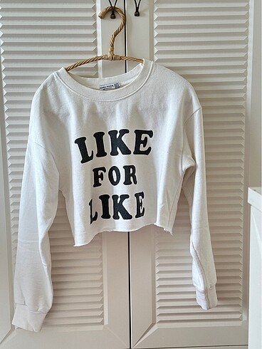 36 Beden Beyaz sweatshirt