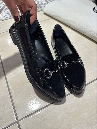 Siyah loafer
