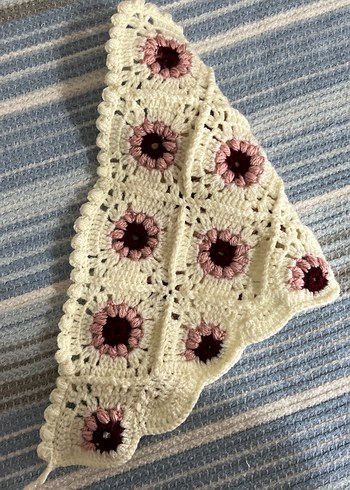 Çok Renkli Bohem Örgü Saç Aksesuarı - Görsel 3