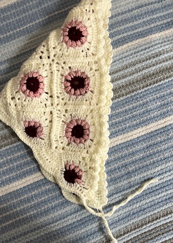 Çok Renkli Bohem Örgü Saç Aksesuarı - Görsel 4