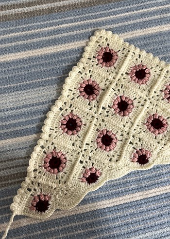 Çok Renkli Bohem Örgü Saç Aksesuarı - Görsel 2