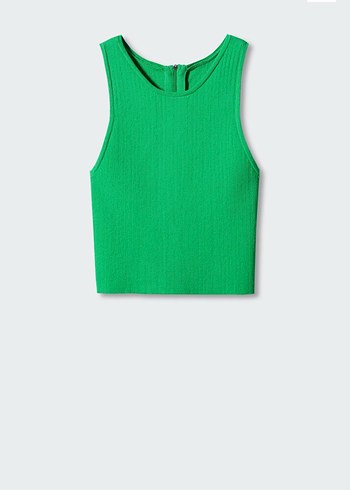 Yeşil Yüksek Yakalı Kadın Atlet - Görsel 7