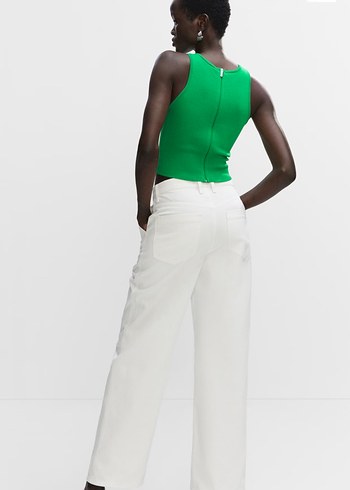 Yeşil Yüksek Yakalı Kadın Atlet - Görsel 5