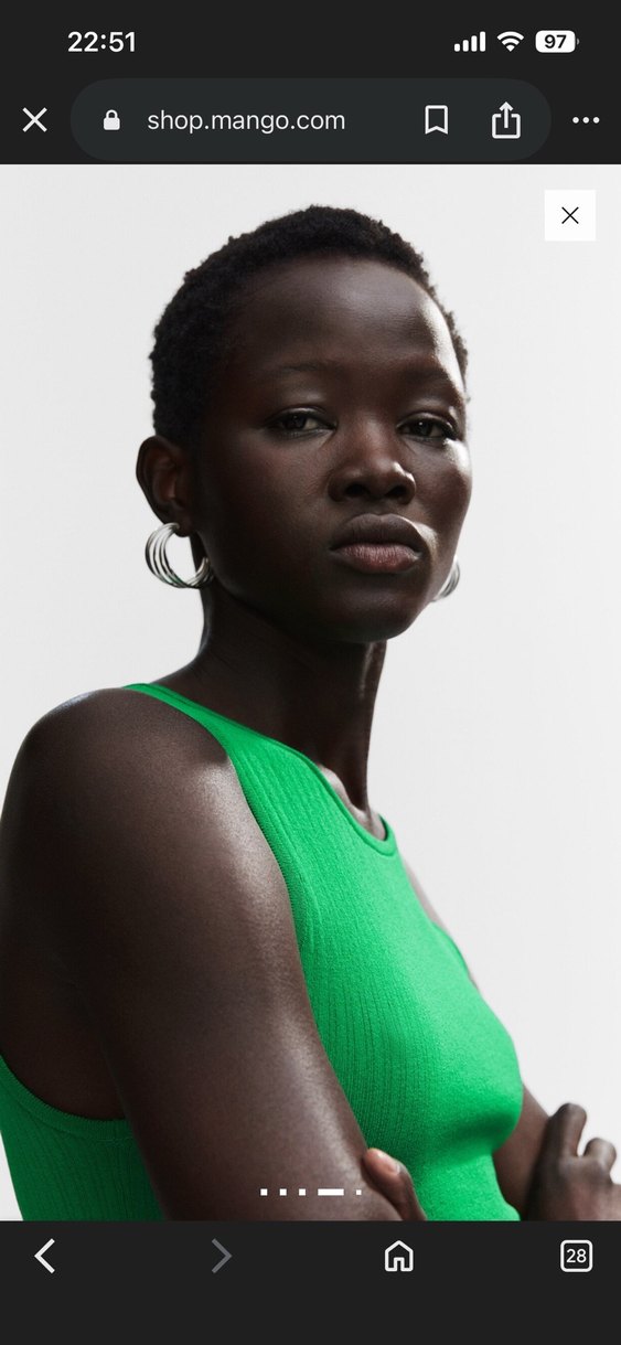 Yeşil Yüksek Yakalı Kadın Atlet - Görsel 2