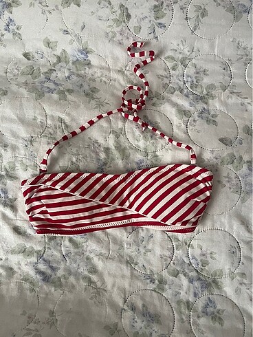 xs Beden kırmızı Renk Koton bikini üstü