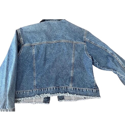 m Beden mavi Renk Denim kot ceket