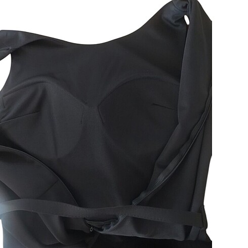 Siyah mezuniyet elbisesi - Görsel 5