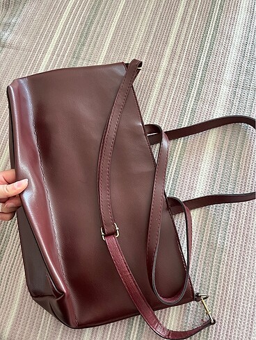Beden Zara bordo çanta
