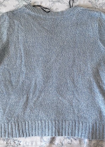 m Beden H&M baby blue kazak