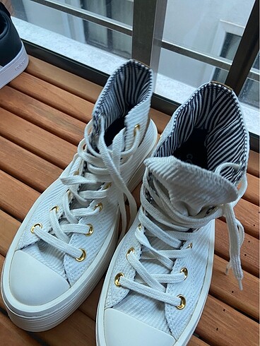 37,5 Beden beyaz Renk Kadın converse