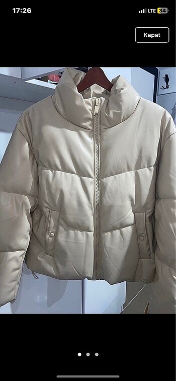 Pull Bear Hiç Kullanılmamış Deri Mont