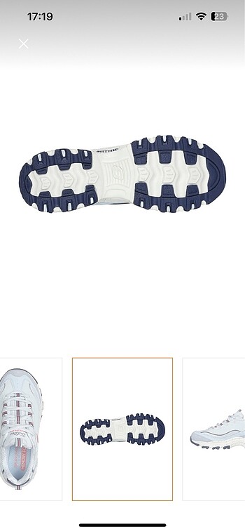 37 Beden Skechers dlites mavi ayakkabı