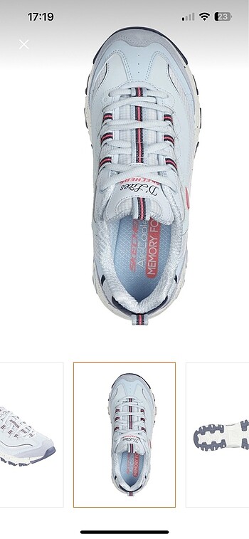 37 Beden mavi Renk Skechers dlites mavi ayakkabı