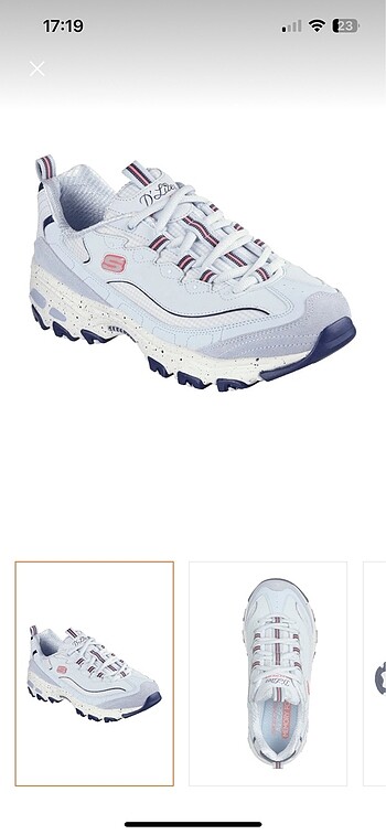Skechers dlites mavi ayakkabı
