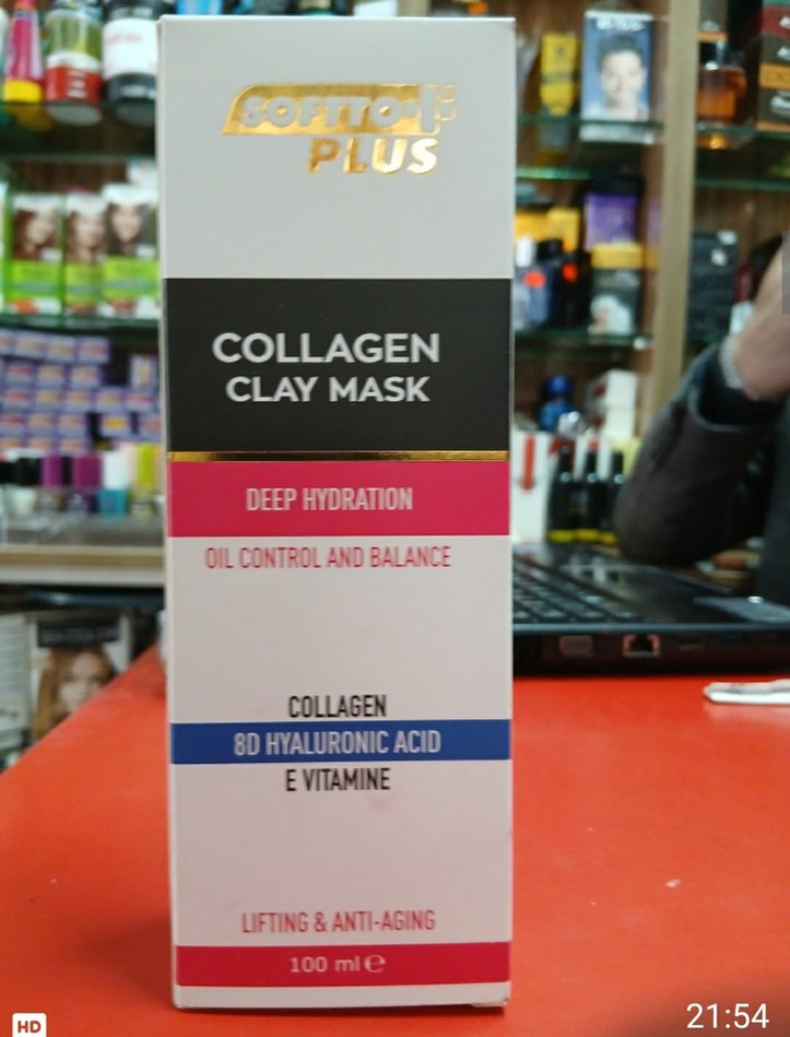 Softto Plus Kolajen Kil Maskesi 100ml - Görsel 2