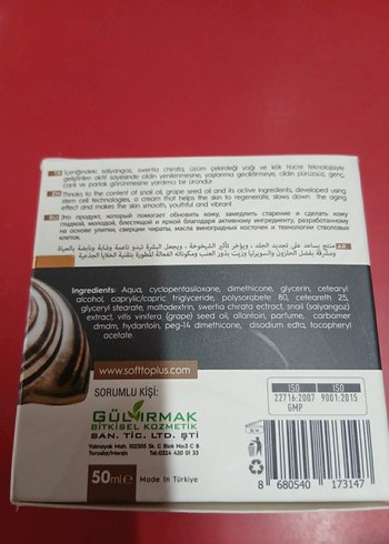 Softto Plus Salyangoz Özlü El Kremi - Görsel 2