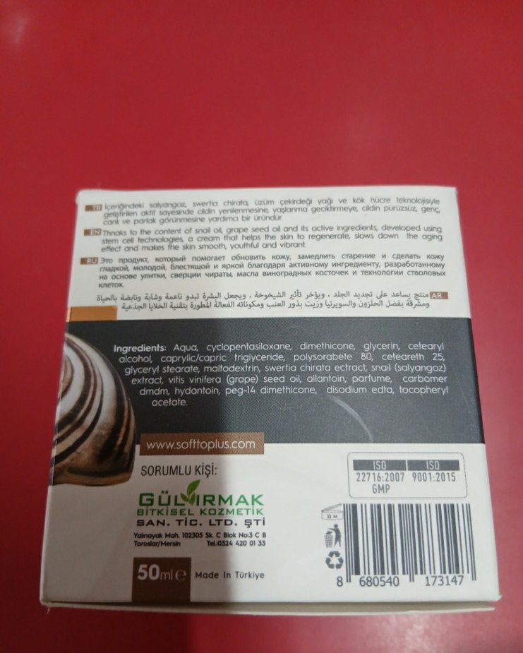 Softto Plus Salyangoz Özlü El Kremi - Görsel 2