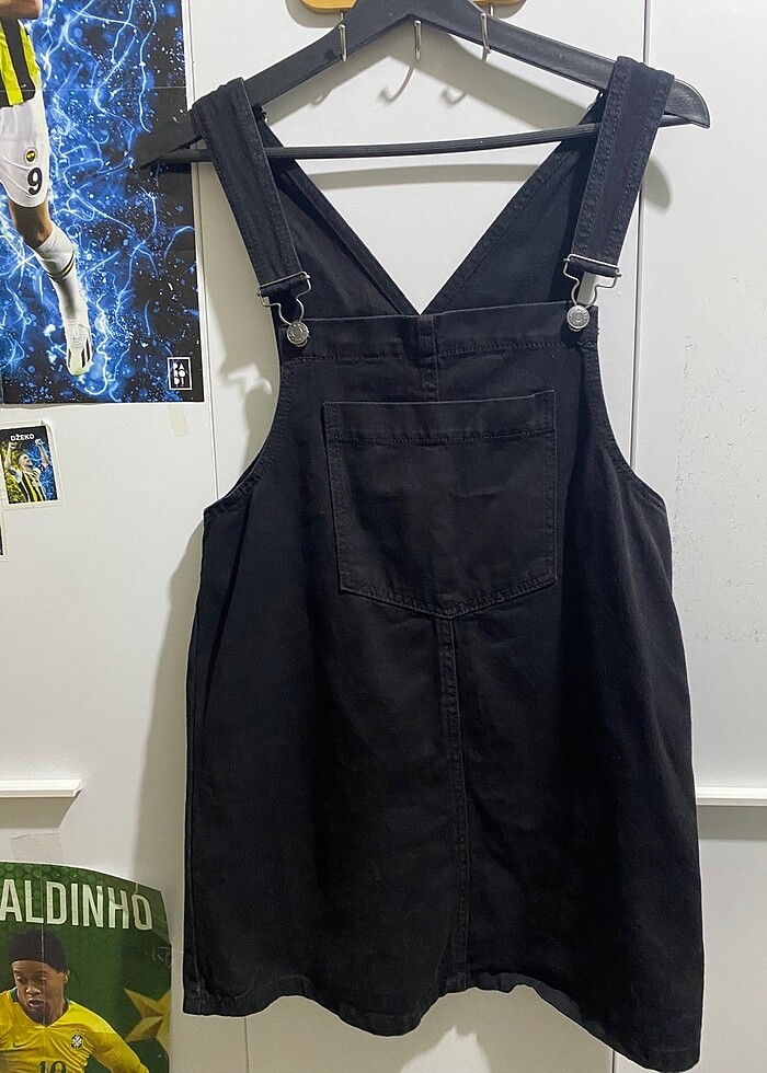 pull and bear salopet siyah - Görsel 3