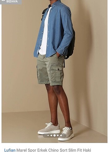 Lufıan erkek şort - Görsel 4