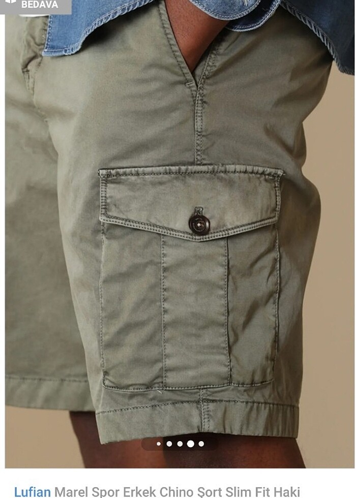 Lufıan erkek şort - Görsel 2