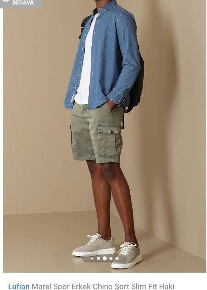 Lufıan erkek şort - Görsel 4