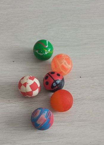 Renkli Mini Zıplayan Top Seti